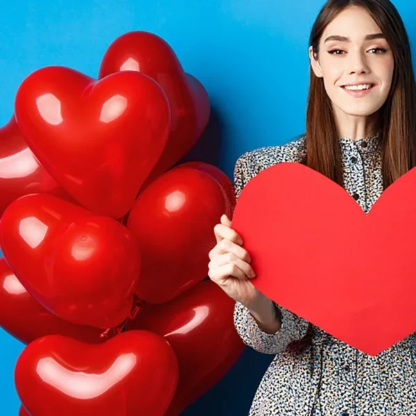 50/10pcs Red Heart Balloons Inflatable Latex Balloon for Valentine Day Wedding Party Anniversary Decoration Supplies Wholesale - Image 5